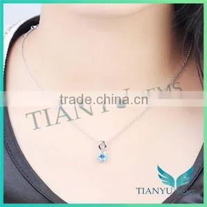 New Style Fashion 925 Sterling Sliver Pendants Charms Colors Diamond Necklace Jewelry thumbnail-3