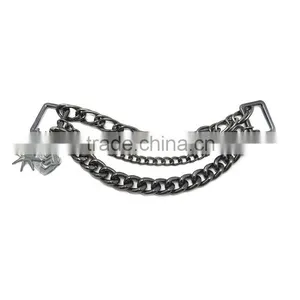 Manufacture Decorative Metal Black Double Link Chain thumbnail-6