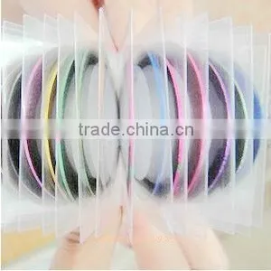 Color Rolls Striping Tape Metallic Yarn Line Nail Art Decoration Sticker thumbnail-2