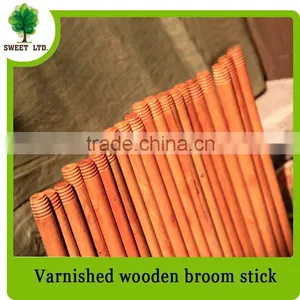 Broom&Dustpan Varnished Wooden Handle for Broom From China Manufacturer thumbnail-3