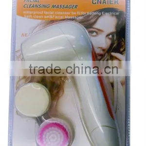Waterproof 2 in 1 Beauty Facial Cleasner Brush thumbnail-1
