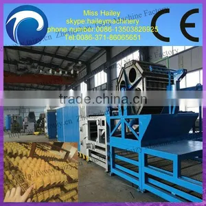 Best Quality Recycling Waste Paper Fruit Tray Forming Machine 0086-13503826925 thumbnail-1