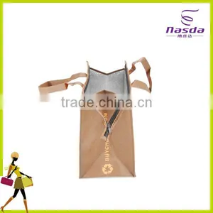2016 Hot Sale Non Woven Cooler Bags With Zipper for Foods thumbnail-1