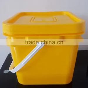 Plastic Square Pail 5L Food Grade Pure PP Material thumbnail-1
