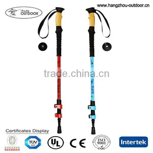 2015 Newest High Quality Retractable Trekking Pole With Quick Lock thumbnail-1