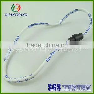 Custom Fashion Jacquard Logo on Cord Rope Lanyard thumbnail-5