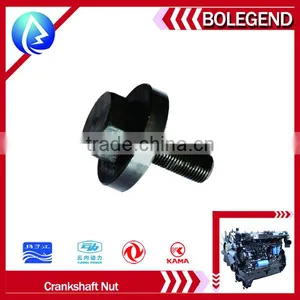Good After-sales Service ISO9000 Certification Good Quality Diesel Engine Spare Parts Yunnei 4102 Crankshaft Nut thumbnail-1