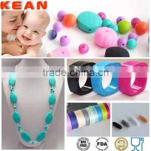 Fashion Bpa Free Food Grade Silicone Baby Chewable Pendant Sensory Tool thumbnail-4