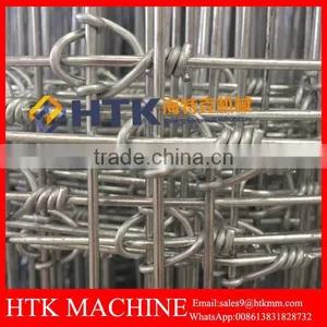 HTK Fully Automatic Hinge Joint Fixed Knot Fence Making Machine China Supplier thumbnail-4