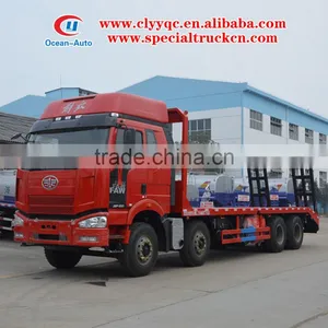 31 Ton FAW Heavy Duty Flatbed Transfer Truck thumbnail-1