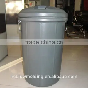 Customize Hot Plastic Dustbin Recycle Trash Bin Blow Molding , Sanitation HDPE Cheap Outdoor Plastic Dustbin thumbnail-4