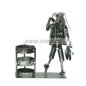 Metal Craft Figurine Pen Holder ZPXW-7117 thumbnail-1