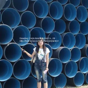 DWC Doubl Wall Corrugated HDPE Drainage Pipe thumbnail-3