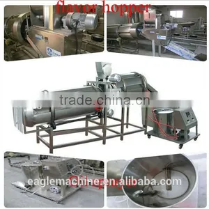 Automatic Biscuit /bugles/ Puffed Snack/fried Doritos Snack Food Flavoring Seasoning Machine thumbnail-1