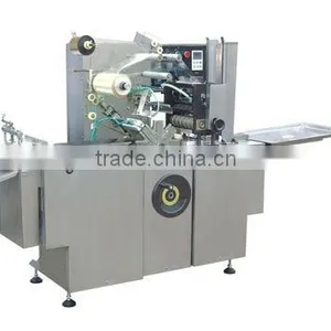 VCD/DVD/CD/Cards/Poker/Tea Box Tridimensional Cellophane Film Packing Machine thumbnail-1