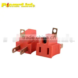H70302 1 OUTLET GROUNDED ELECTRIC WALL WAY TAP POWER ADAPTER UL LISTED thumbnail-1