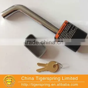 Trailer Parts of 5/8'' Steel Trailer Door Hitch Lock With Key thumbnail-1