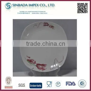 High Quality Ceramic Square Dinner Plate Wholesale thumbnail-1