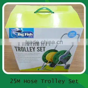 Hose Reel Cart /hose Trolley Set/garden Hose/hose Fitting/25mm Hosepipe/water Hose/Robust Self Assembly/snap/water Stop thumbnail-3