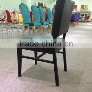 H Frame Artificial Leather Covered Dining Chair/roll Back Dinner Chair/dining Chair thumbnail-1