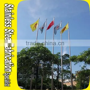 Outdoor Tapered Stainless Steel Flag Pole thumbnail-1