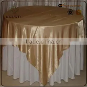 Royal Single Satin Table Cloth for Wedding Home Party Decoration thumbnail-3