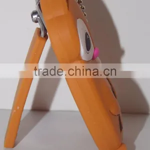 Factory Direct 3D Animal Silicone Key Chain Nail Clipper thumbnail-4