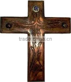 Wooden Cross, Handmade Wooden Cross, Christian Cross, Holy Cross thumbnail-1