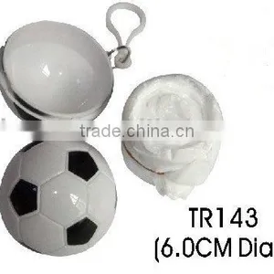 Plastic Football With Raincoat Inside thumbnail-1