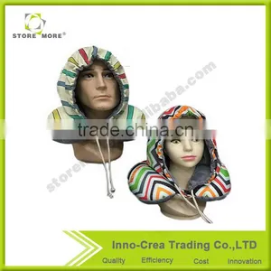 Hot Sale U Shape Best Neck Pillow With Hat For Sleeping thumbnail-1