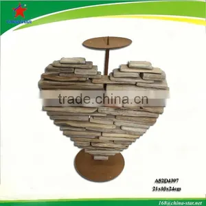 Christmas Driftwood Candle Stand thumbnail-1