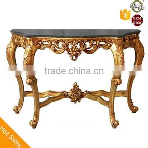 French Furniture Wholesale Marble Top Console For Living Room Decor thumbnail-1