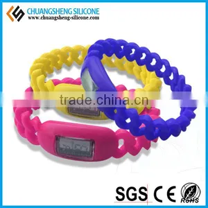 Twist Shape Silicone Fashion Wirstband, Sample Free Bracelet thumbnail-6