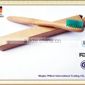 Adult Bamboo Toothbrush With Your Own Logo for Home or Travel thumbnail-1