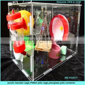 Acrylic Hamster Pet Cage for Small Animals thumbnail-1