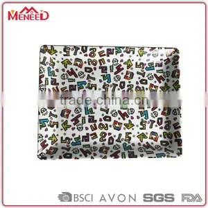 Eco-friendly BSCI Economic Resumable Japan Melamine Plastic Tray Food thumbnail-2