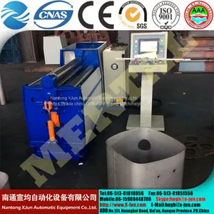 Mclw12CNC-8X800 4-Roll Plate Rolling Machine With Ce Standard, Plate Bending Machine, CNC Plate Rolling Machine thumbnail-4