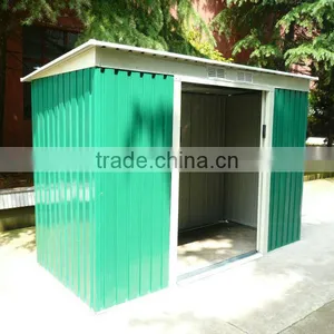 8x4ft Beige Brown Metal Storage Shed thumbnail-3