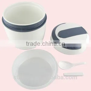 Good Quality Keep Food Warm White Ceramic Lunch Box thumbnail-3