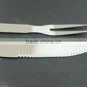 Hot Sell BBQ Tool Stainless Steel BBQ Knife And Fork thumbnail-3