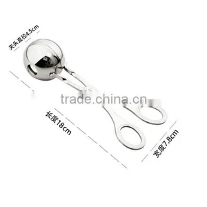18/8 Scissor Ice Scream Tongs Stainless Steel Kitchen Tongs thumbnail-5
