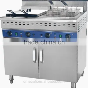 Hot Sale Commercial Use 110V 220V Electric Deep Fryer With 2 Tanks and 2 Baskets thumbnail-2