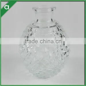 Engraved Ball Glass Bottle for 80ml Reed Diffuser Oil thumbnail-1