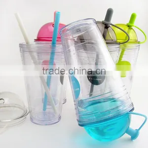 UCHOME High End Unique Promotional Popular Plastic Cup With Straw thumbnail-4