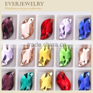 Wholesale S Shape Sew on Rhinestone Crystal for Wedding Dress thumbnail-1