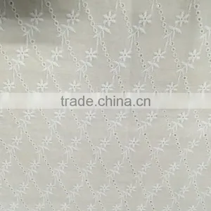 Burn Out Cotton Lace Fabric for Dress thumbnail-2