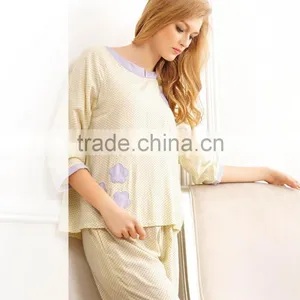Fashion Woman Clothing Set for Spring Pajama Set Woman thumbnail-2