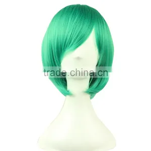 Fashion Colorful Human Hair Wig Short Lace Wigs Human Wholesale thumbnail-3