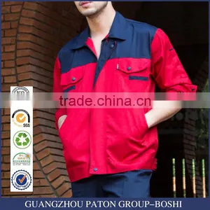 Work Clothes For Men Construction Red Color Work Uniform thumbnail-1