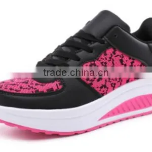 Fitness Swing Shape Up Shoes Wedge Women Walking Casual Shoe Stock Wholesale thumbnail-1